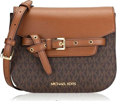 michael kors cary saddle crossbody|michael kors emilia small satchel.